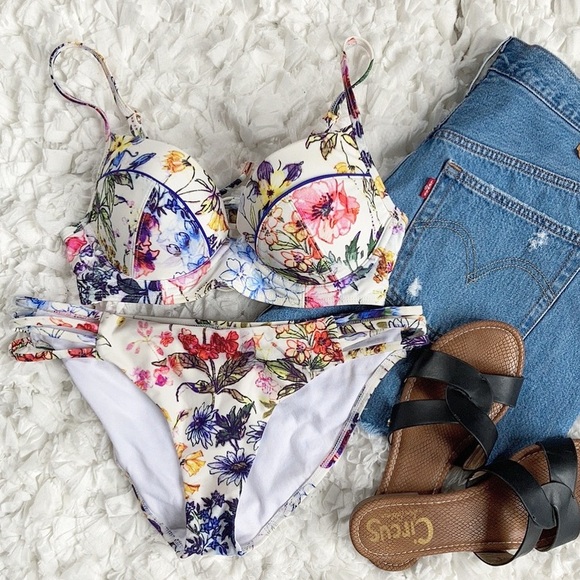 RACHEL Rachel Roy Other - RACHEL Rachel Roy Floral Bikini